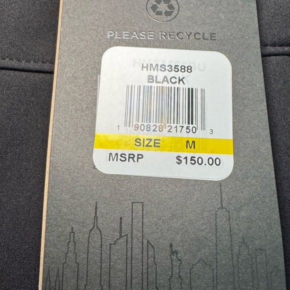 Hawke & Co Men's Black Performance Jacket Fleece Lined M - Picture 3 of 13